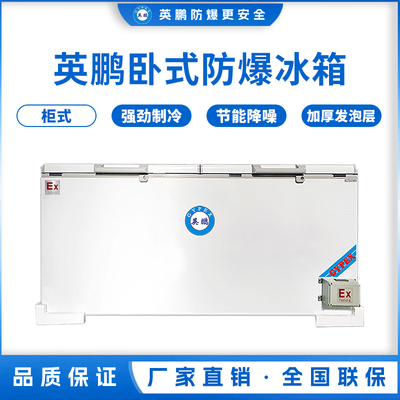 英鹏卧式防爆冰箱500L